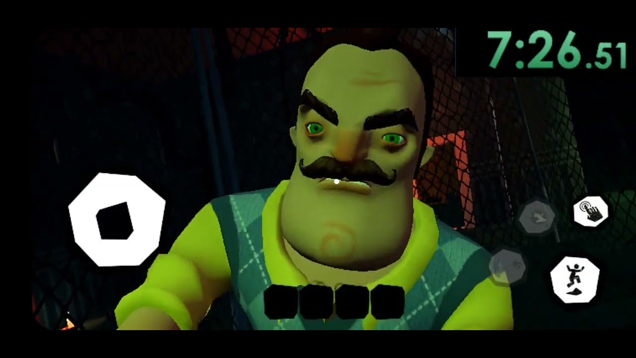 HELLO NEIGHBOR MOBILE SPEEDRUN | 12 minutes