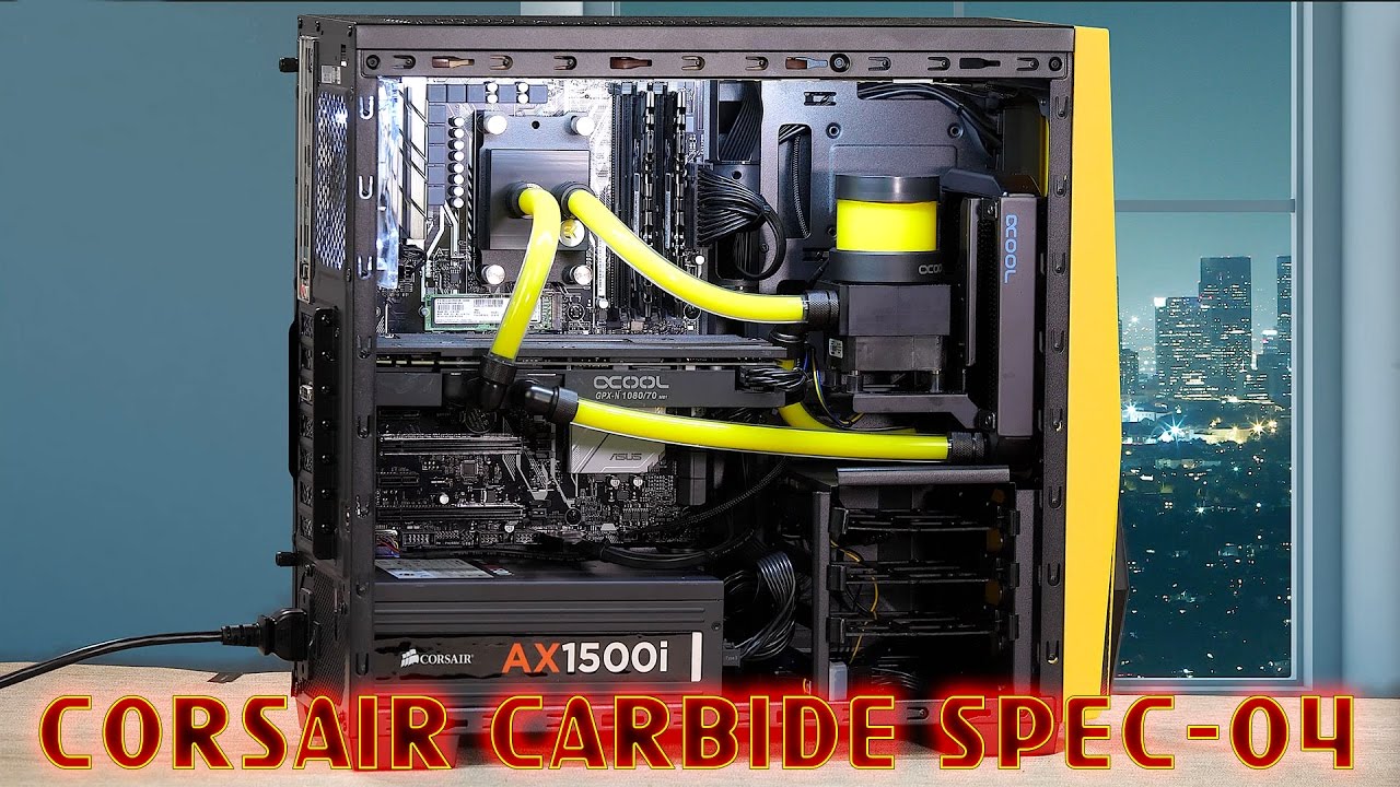 Corsair Carbide SPEC 04 Case Review (Custom Watercooled)