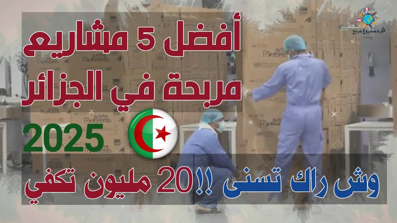 5 مشاريع مربحة في الجزائر برأس مال صغير ومكانش لخسرة 2025 واحد محكالكم عليها