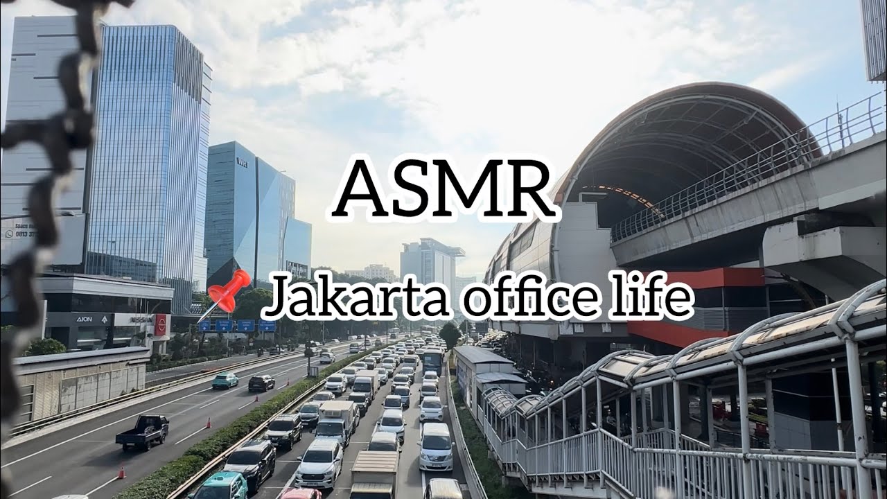 A DAY IN LIFE | Kehidupan kantor Jakarta pulang kerja ada sunset di Menara Saidah 🌆🥰🌈✨