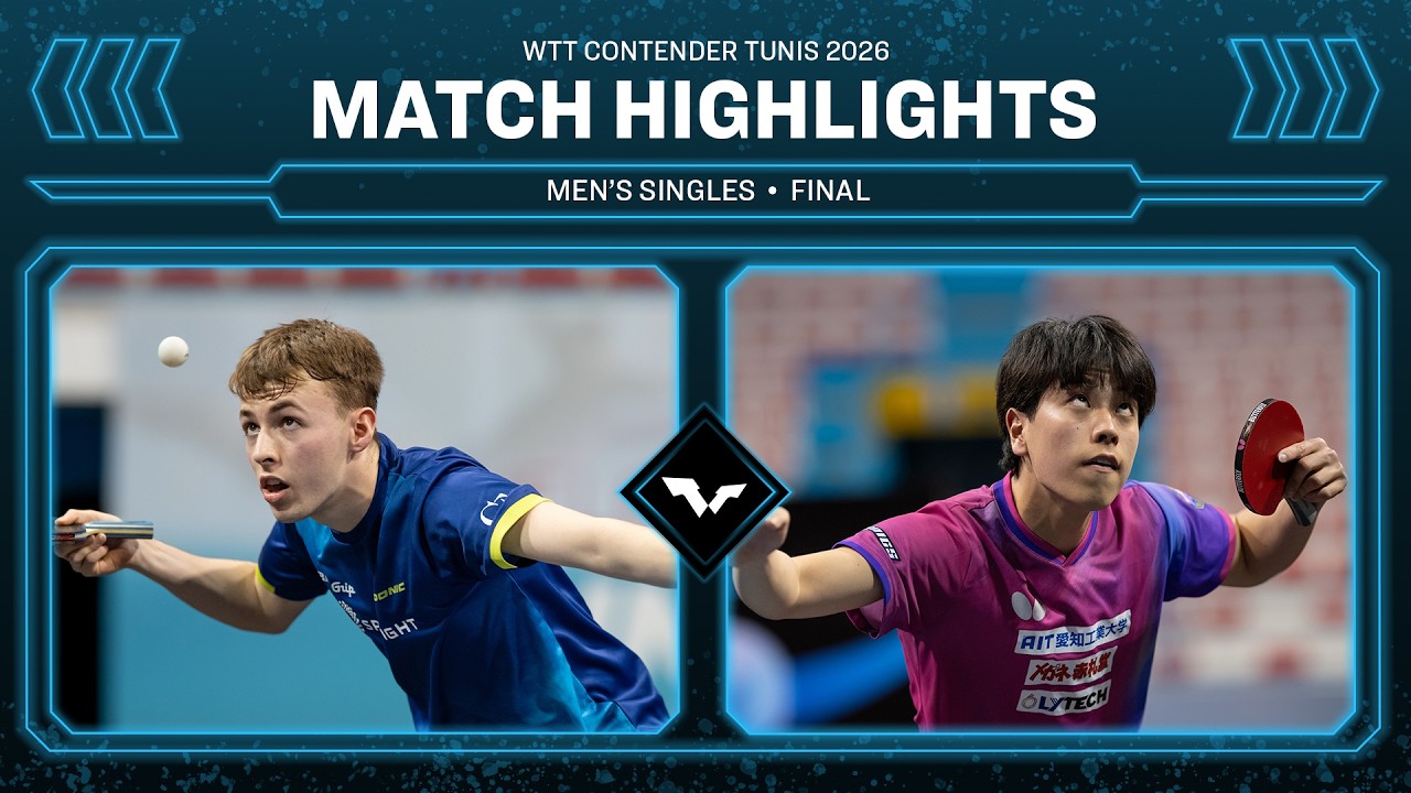 Flavien Coton vs Hiroto Shinozuka | MS Final | #WTTTunis 2026