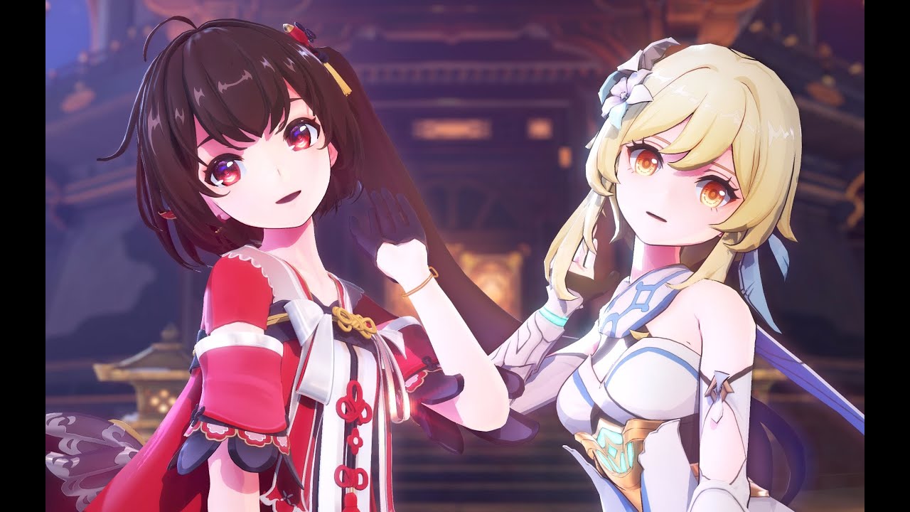 【Genshin Impact MMD/4K/60FPS】Lumine & 泠鸢yousa【大喜】