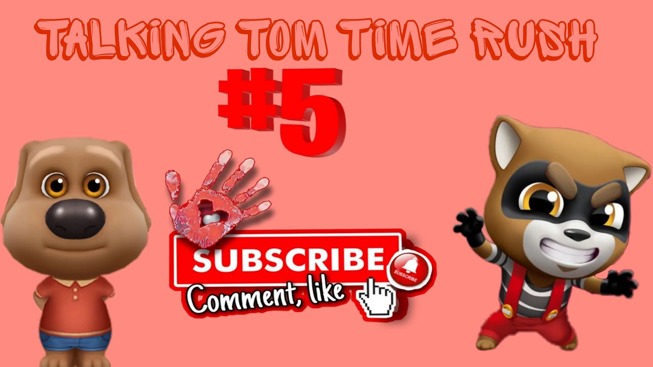 Talking Tom Time Rush - 2 x Tom Ben Gameplay Android and iOS