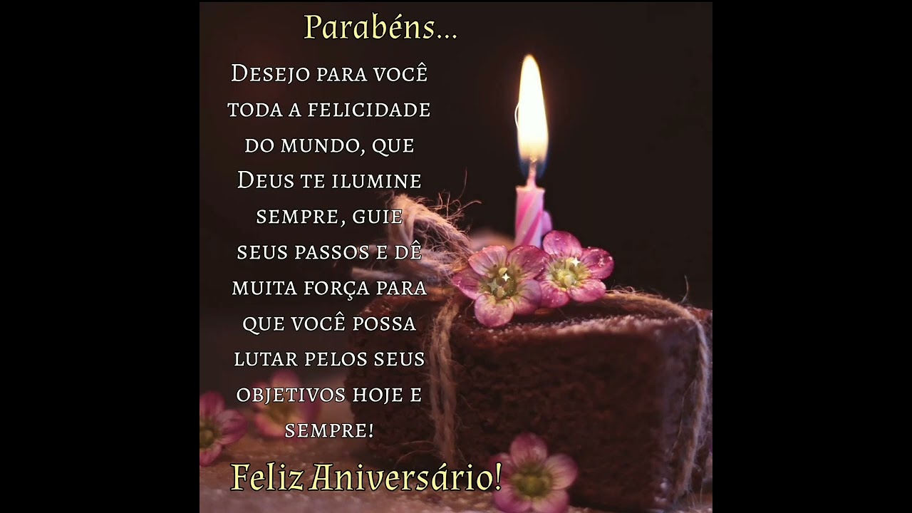 Mensagem de anivers&aacute;rio 🥳🎁🎉
