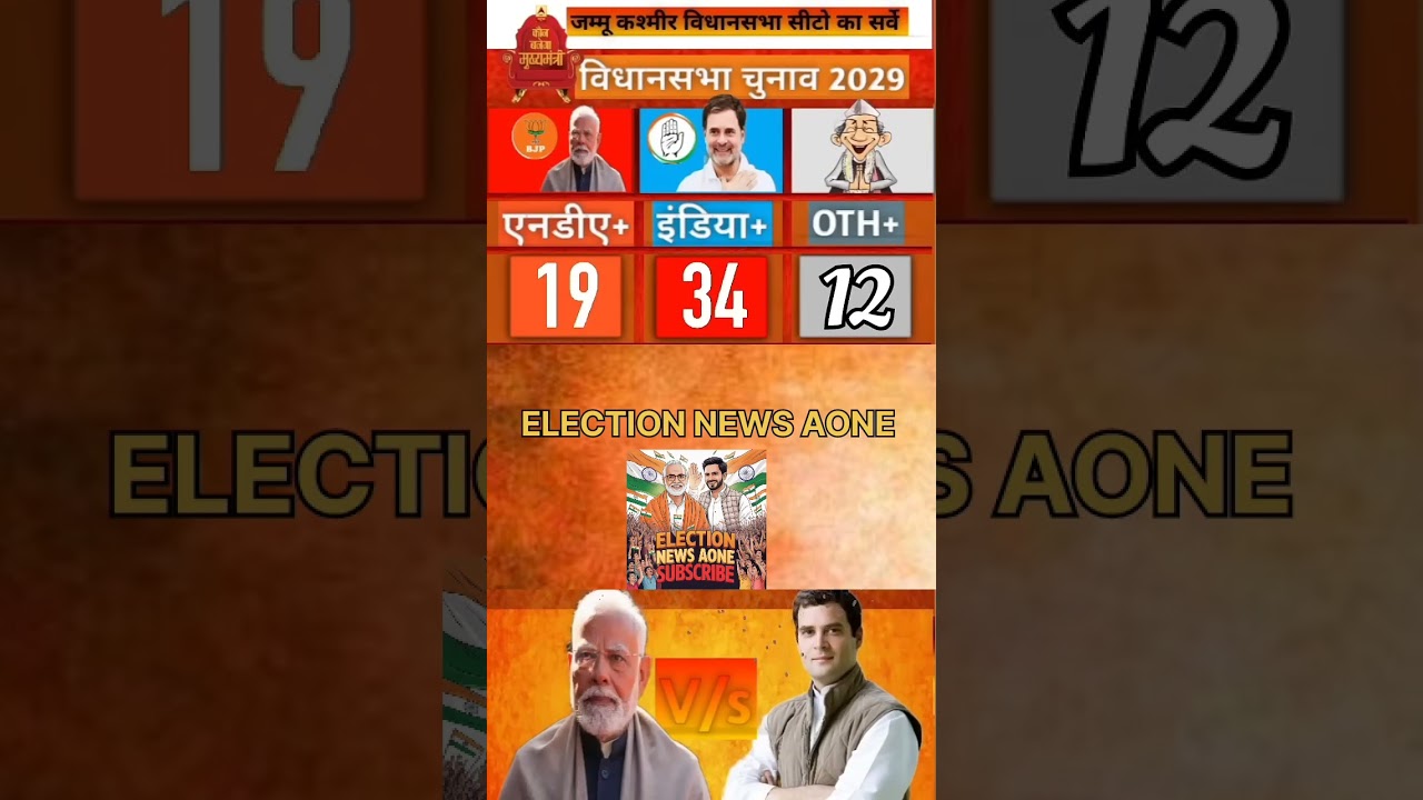 {&deg;BJP VS INC&deg;} Jammu Kashmir Vidhansabha Opinion Poll 2029. #jammu kashmir #vidhansabha #inc#bjp#pdp