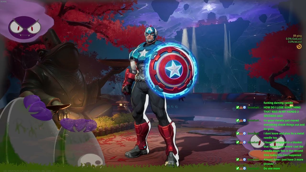 Beating them with my shield! Cap'n America style!
