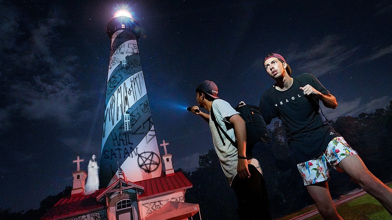 ENTRAMOS EM UM FAROL ASSOMBRADO DE MADRUGADA!