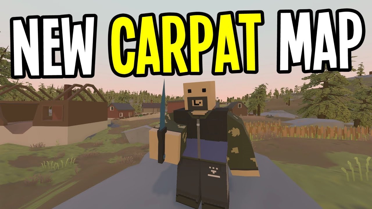 Unturned - NEW CRAZY HARD MAP with GIANT BEARS - Carpat Map - Ep. 1