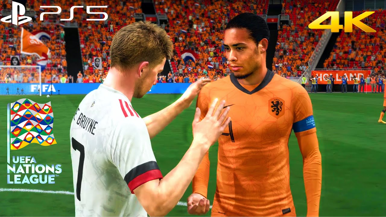 FIFA 22 | Holanda VS Bélgica ( UEFA NATIONS LEAGUE 2022 ) Español, PS5 | 4K