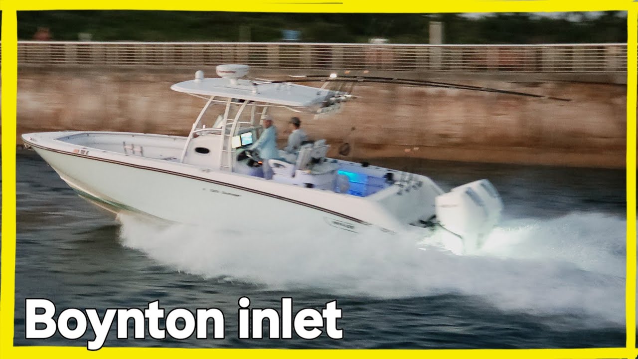 The Boynton Inlet boat watching: Mist III, Lady K, Living on Island T Fish Boats & water sounds ASMR