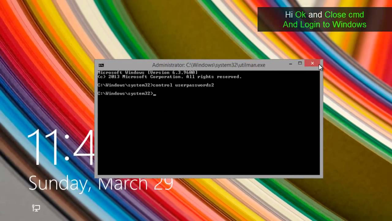 Reset Windows 8 , 8.1 Password - How to Reset /Recover Forgotten Windows Password