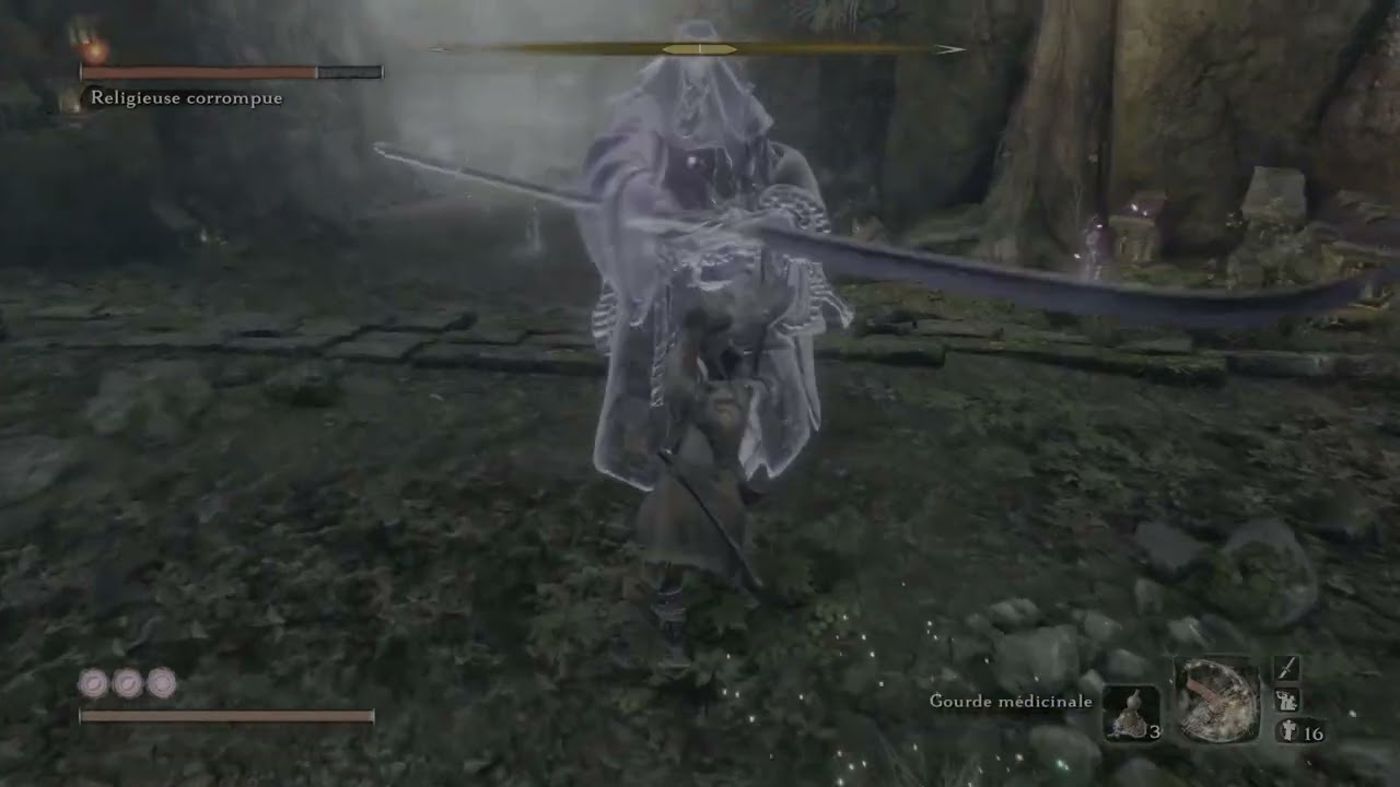 Sekiro Shadows Die Twice - Corrupted Monk - Boss Fight FHD