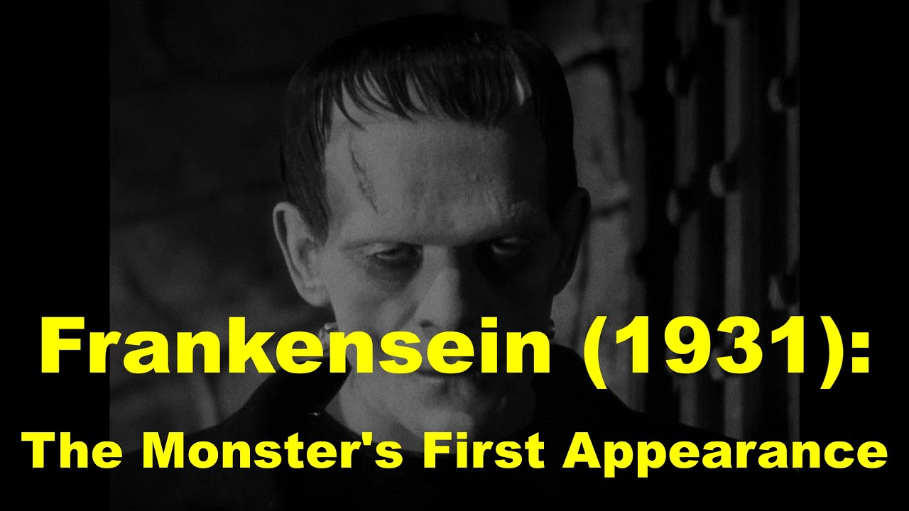 THE MONSTER'S FIRST APPEARANCE (4K) (Frankenstein - 1931) - Creature Clips