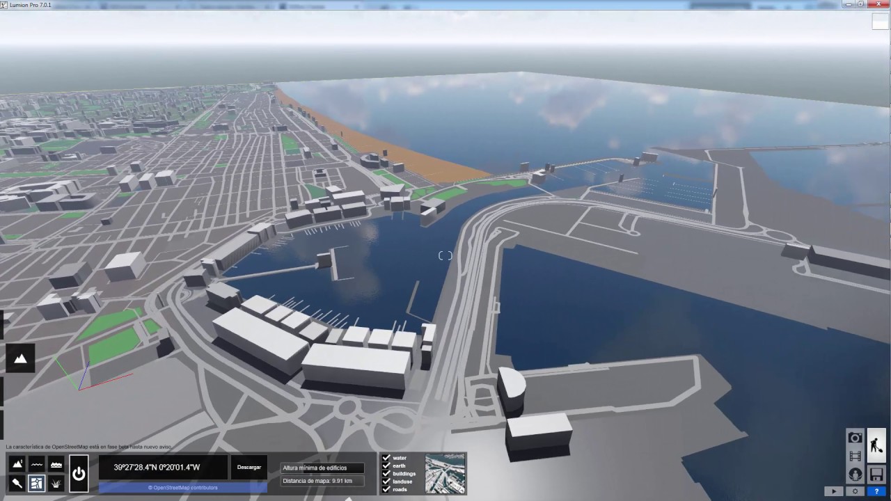 Lumion: Crear una ciudad en 3D - OpenStreetMaps (parte 1)