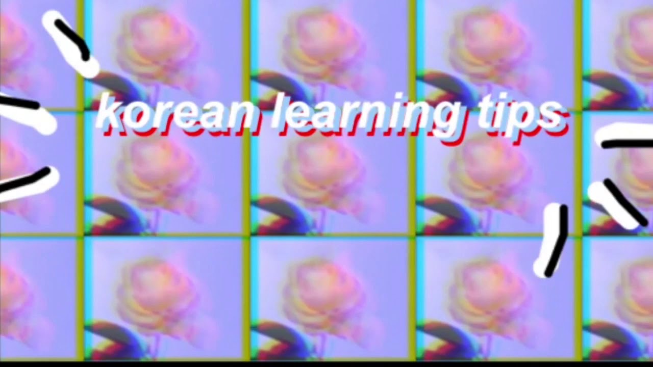 .❁｡.｡:+*. korean learning tips