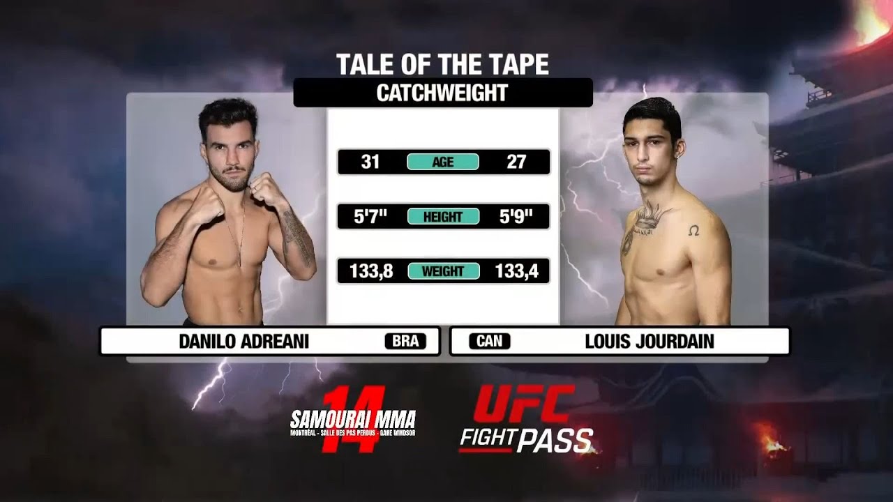 Samourai MMA 14: Louis Jourdain vs Danilo Adreani | May 9, 2025
