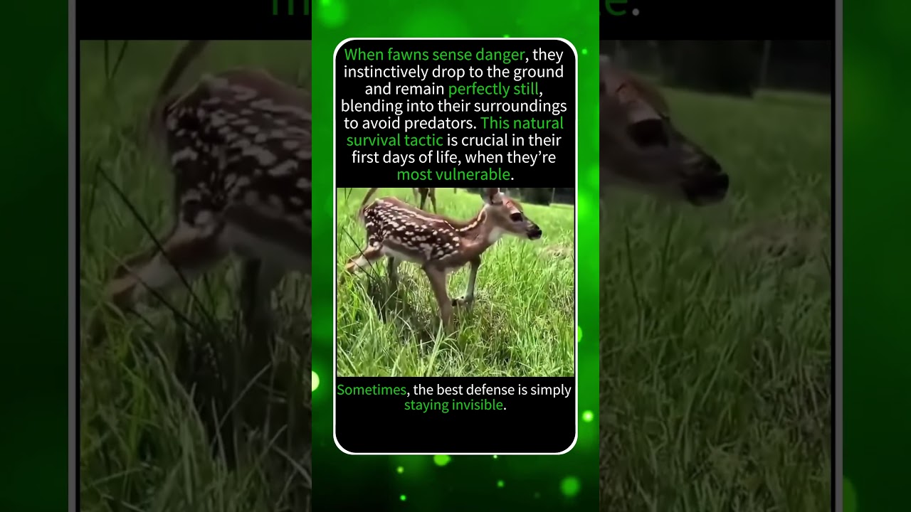 Fawns' SECRET SURVIVAL TACTIC