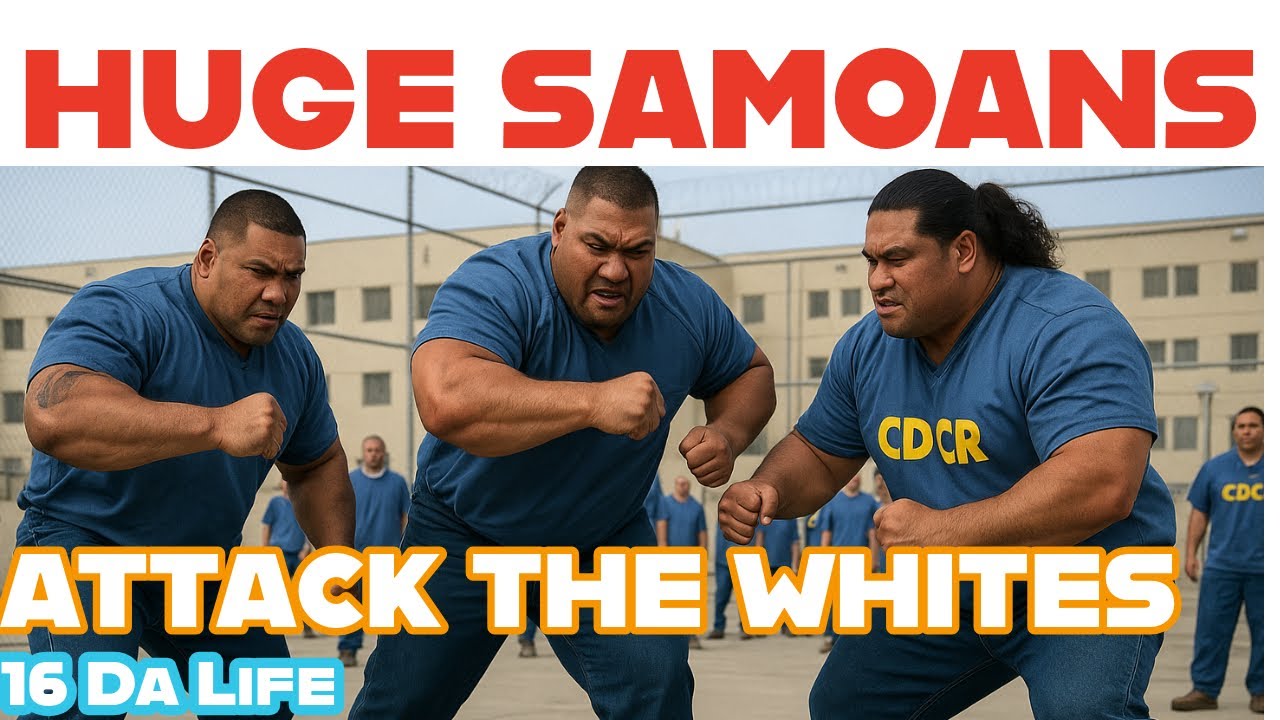 THREE HUGE SAMOANS ATTACK THE WHITES IN CORCORAN ( My reaction )