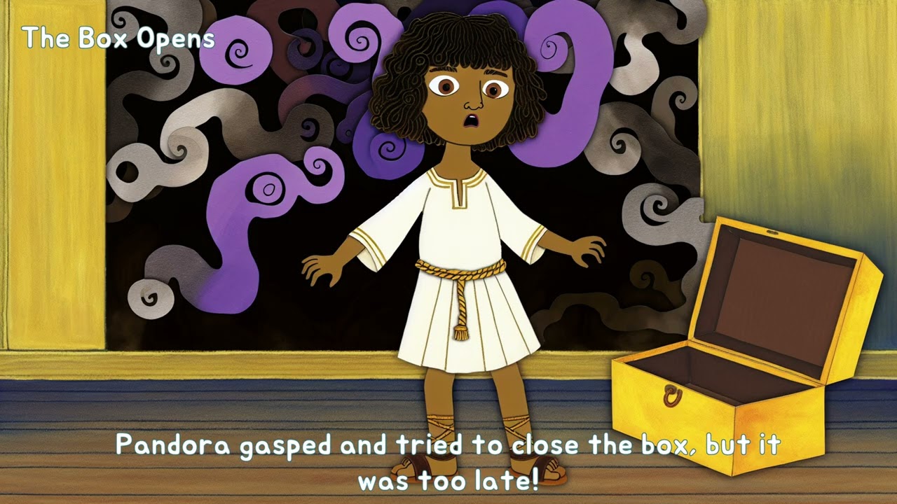 Pandora's Magical Box | 5-Minute Bedtime Story | Learn English Through Stories