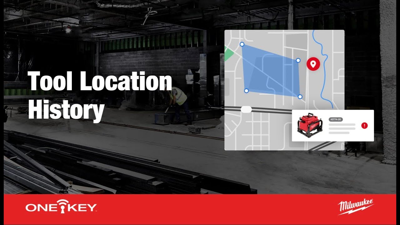Access Tool Location History: Tool Tracking | One-Key Support for iOS