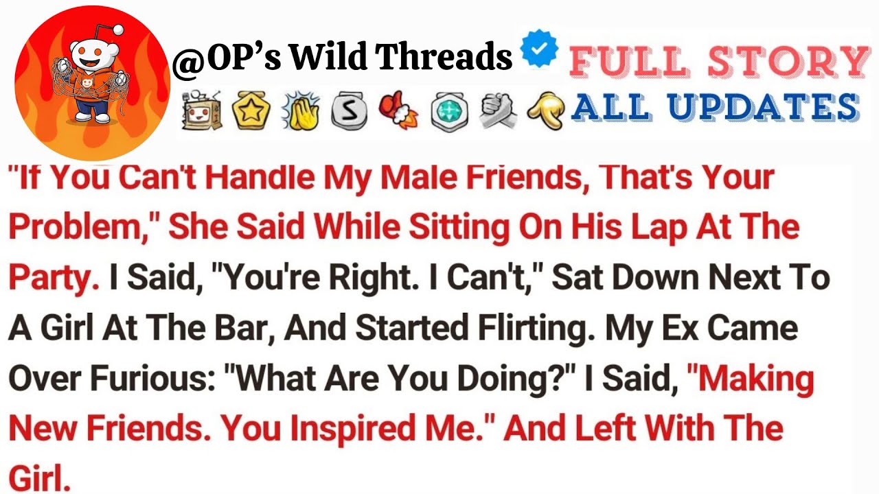 ＂If You Can't Handle My Male Friends, That's Your Problem,＂ She Said While Sitting On His Lap At