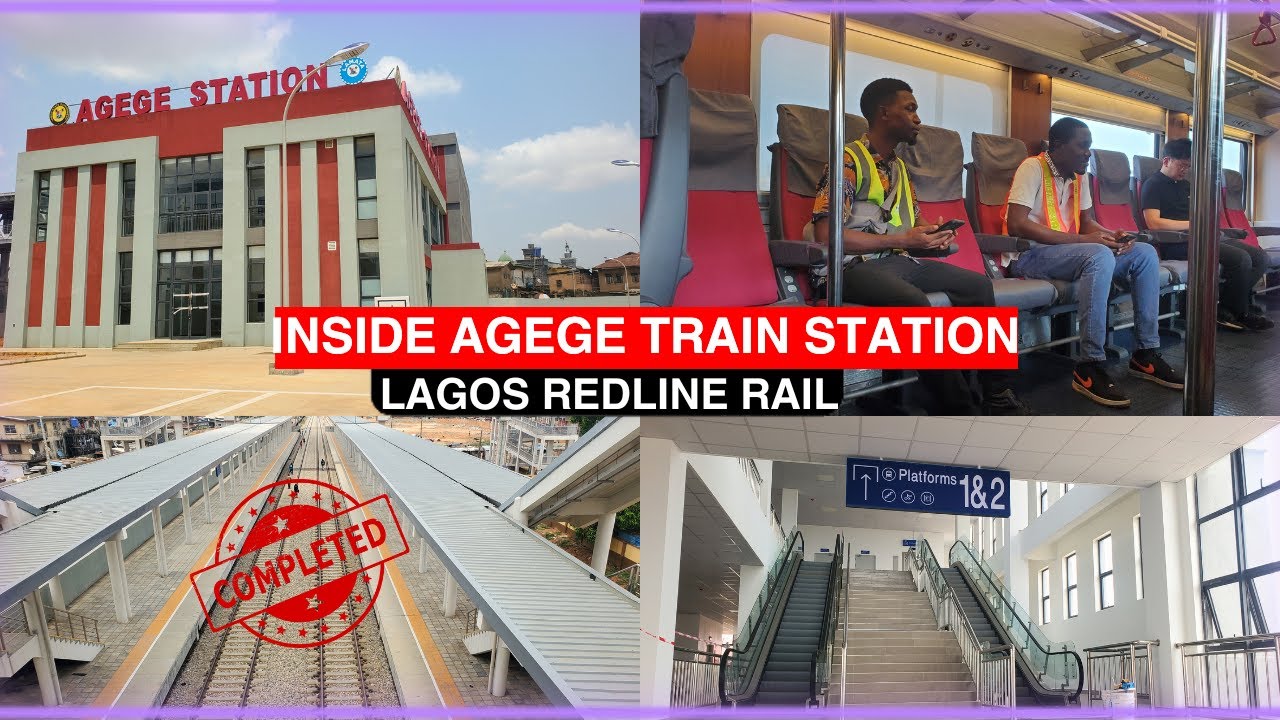 Inside The Agege Train Station for Lagos Redline | Lagos Redline train stations