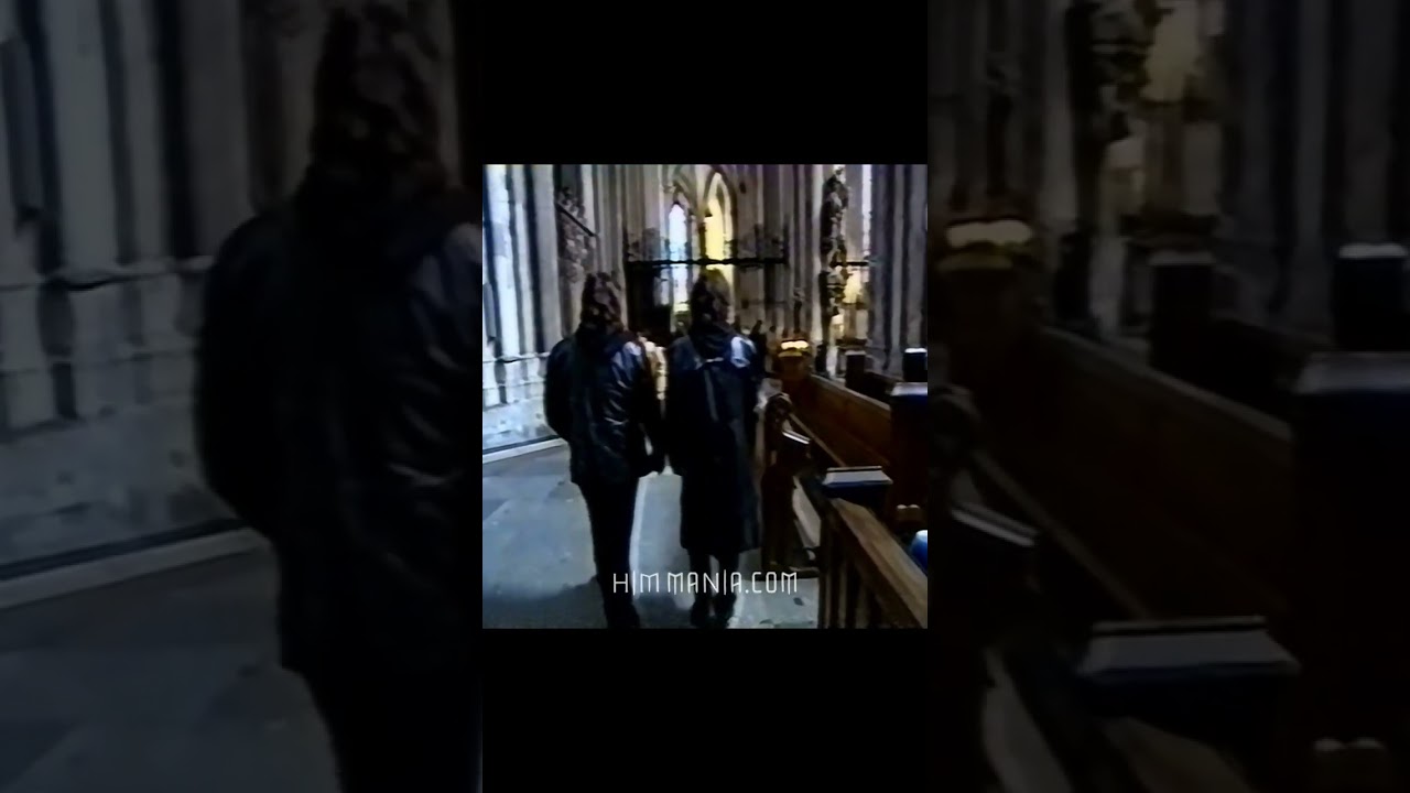 Ville and Mige in cathedral 