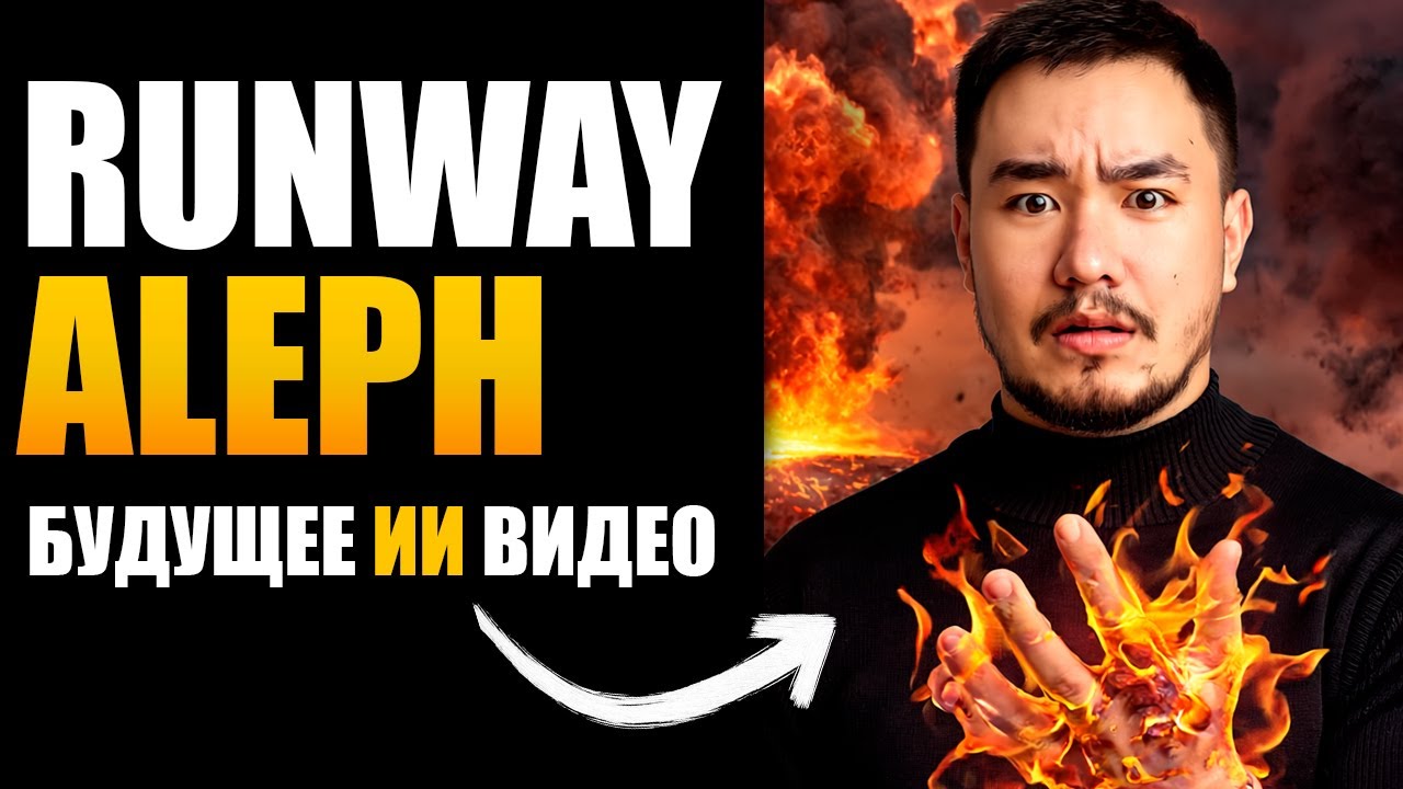 RUNWAY ALEPH - AI VIDEO EDITOR! The future of AI video content! Neural networks 2025