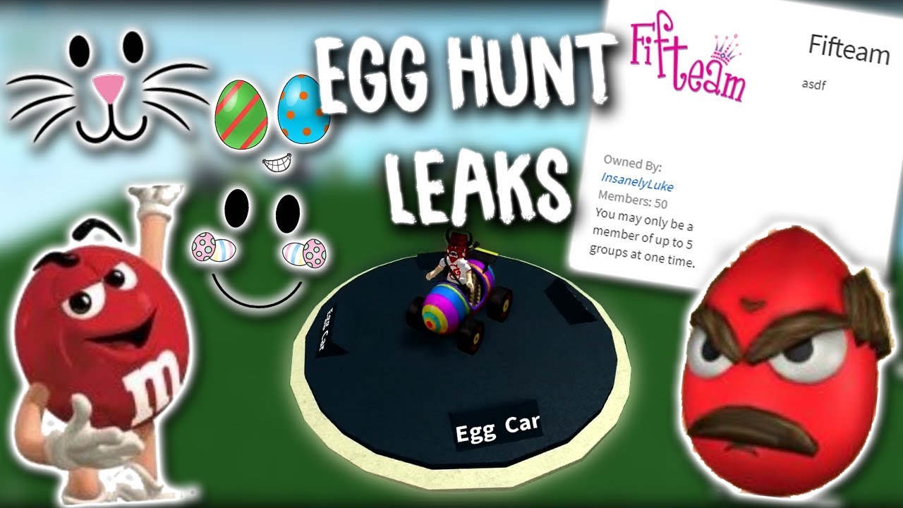 ROBLOX EGG HUNT 2018 LEAKS #2! (Eggs, Places, Faces, Devs)