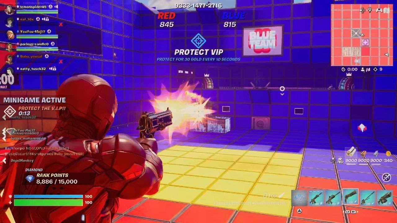 The exotic only challenge in red vs blue minigames