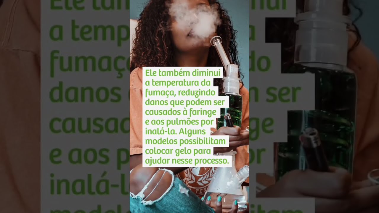 Benef&iacute;cios do bong no consumo de cannabis | #Shorts