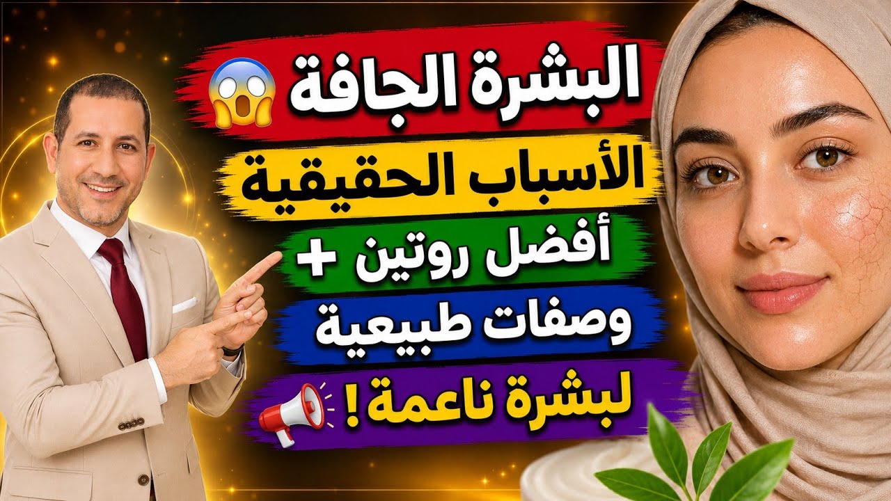 البشرة الجافة : أسباب جفاف البشرة مواصفات البشرة الجافة وطرق العناية بها Dry skin #د_سامح_البكرى