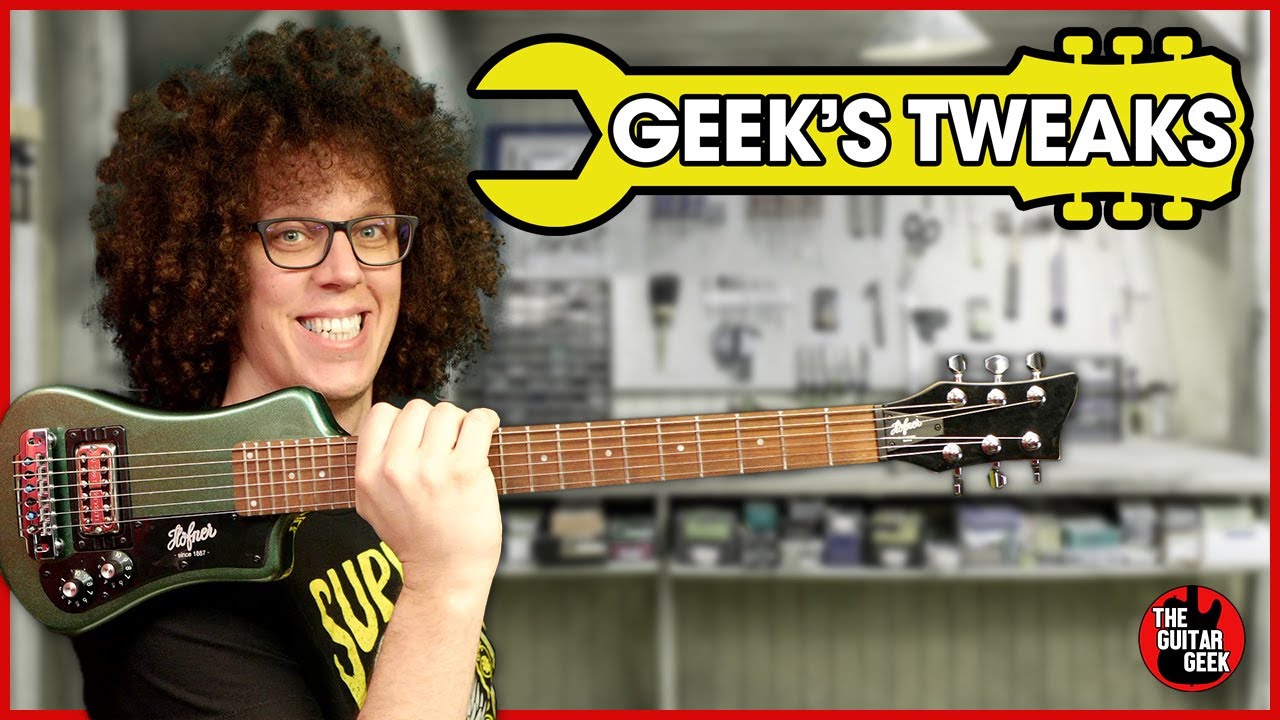 Hofner Travel guitar MODDED | New upgrade and sound samples | #GeeksTweaks