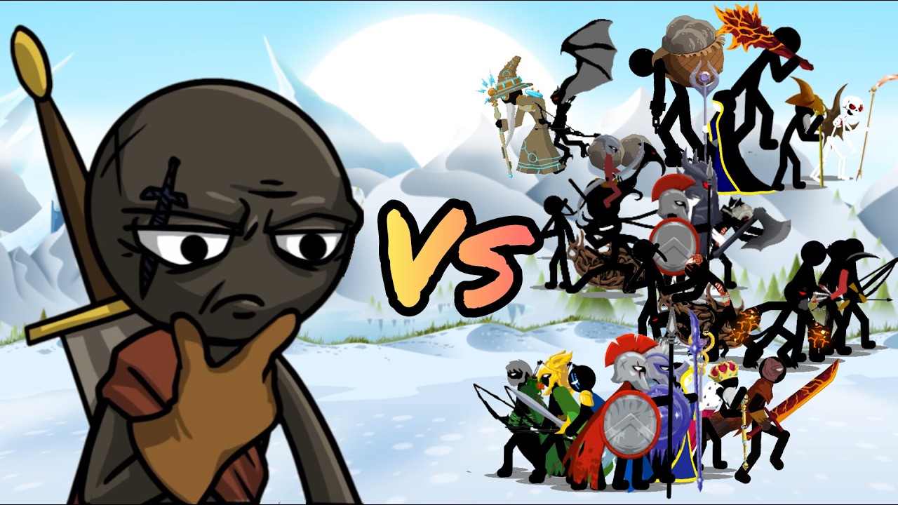 Stick War 3: Saga New Order General Wrathnar  Vs All Units + All Generals With New Lavaquake Ability