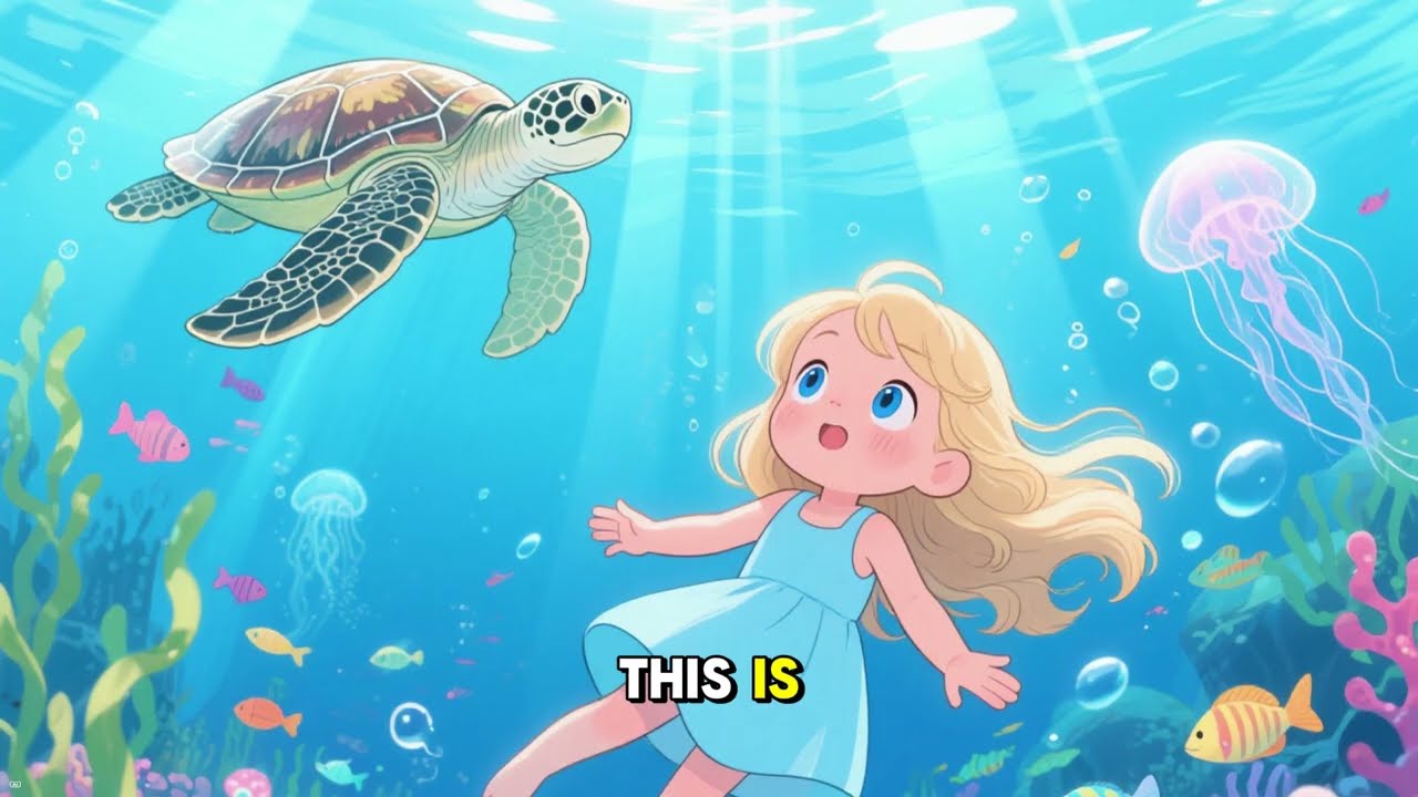 The Girl Who Heard the Ocean's Secret Call (Underwater Fable)