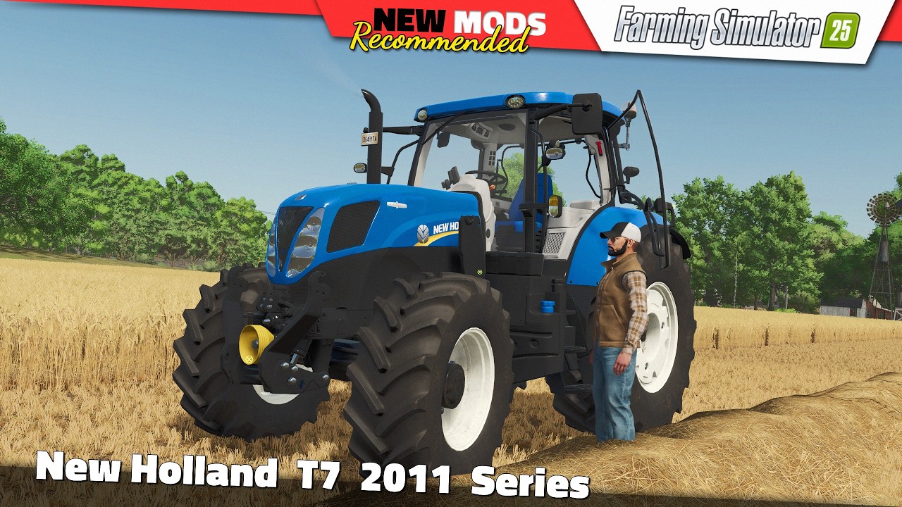 FS25 | New Holland T7 (2011) - Farming Simulator 25 Mods Review QHD