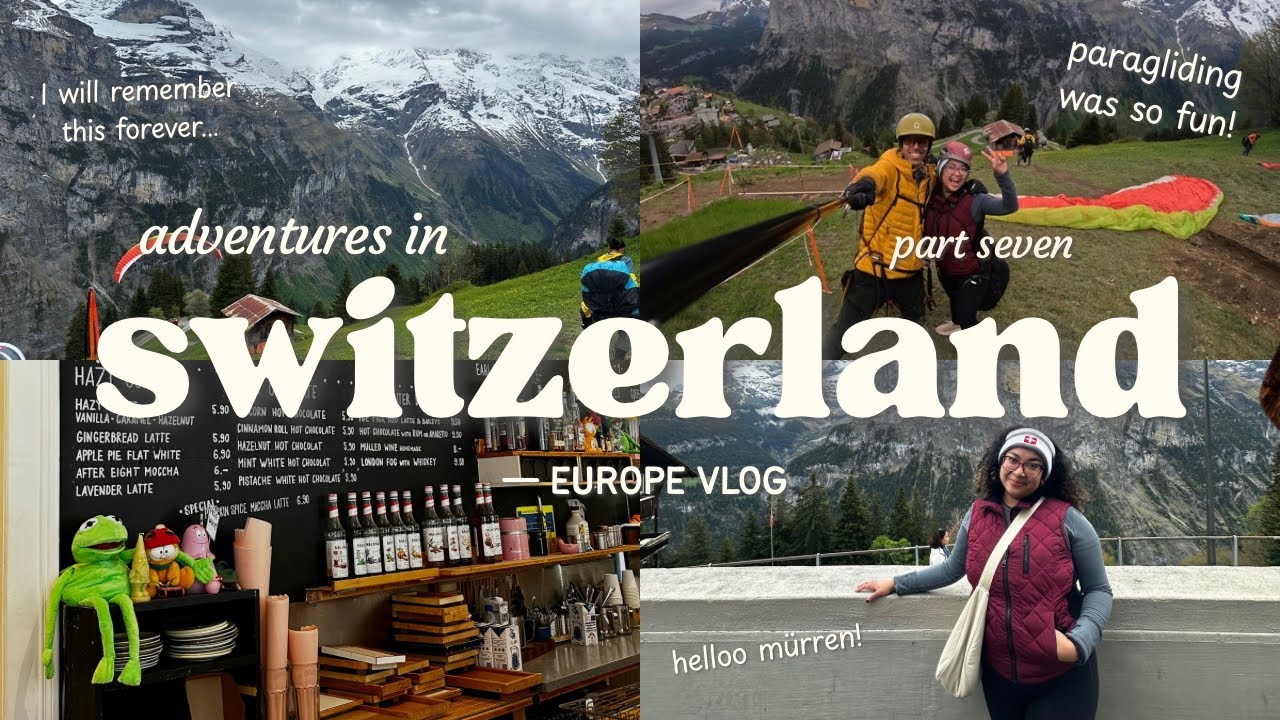 I FLEW OFF THE SWISS MOUNTAINS 🪂 is paragliding worth the hype?