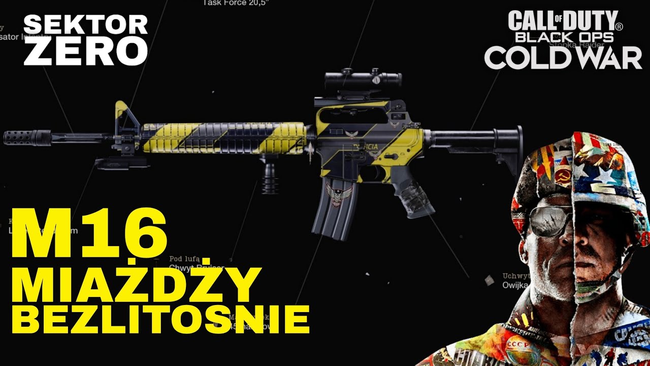 Najlepsza broń w Cold War! | M16 MIAŻDŻY! #cod