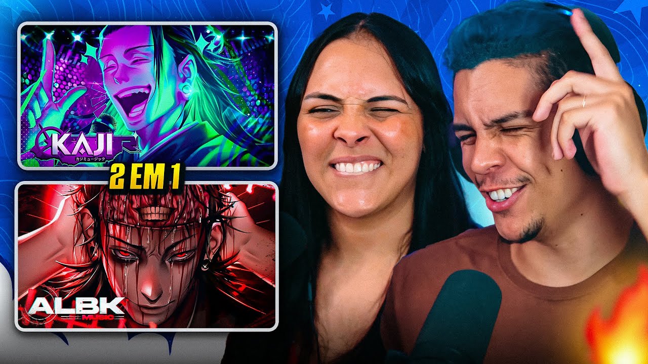 2 EM 1 ALBK + KAJI: Suguru Geto & Kenjaku (Jujutsu Kaisen) | [Casal Jounin React] 🔥