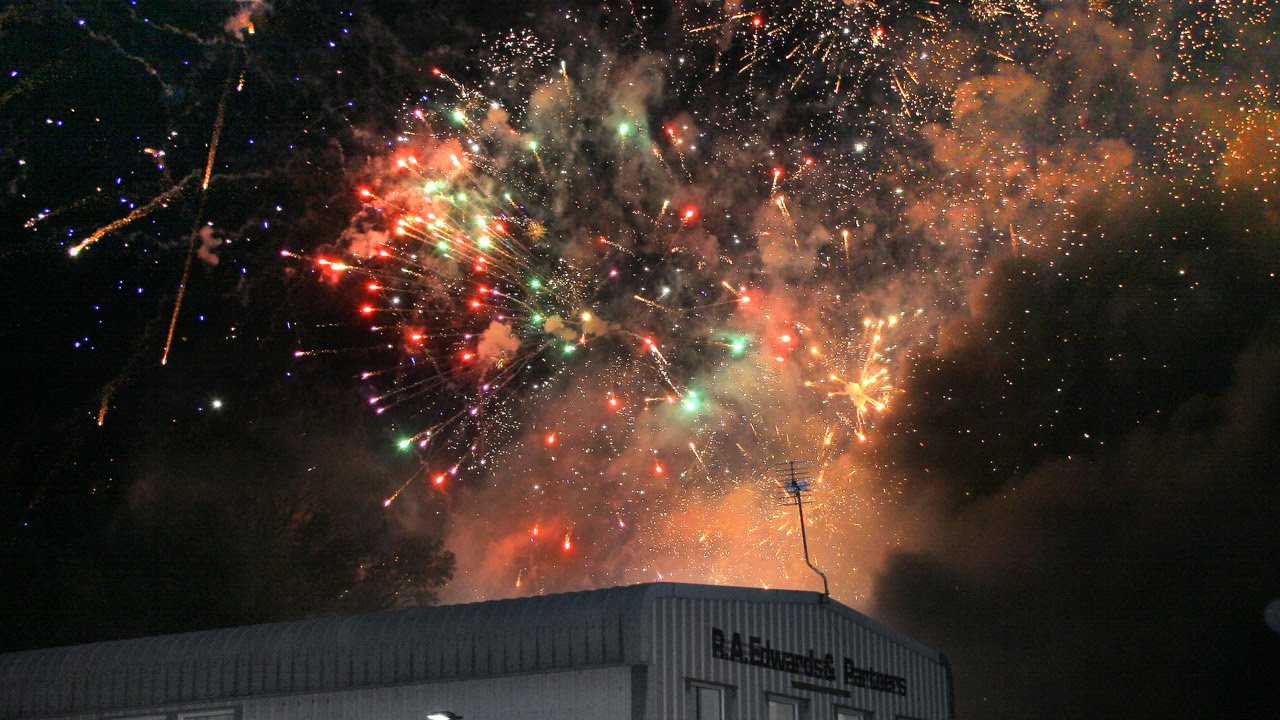 Huge Explosion At Firework Factory