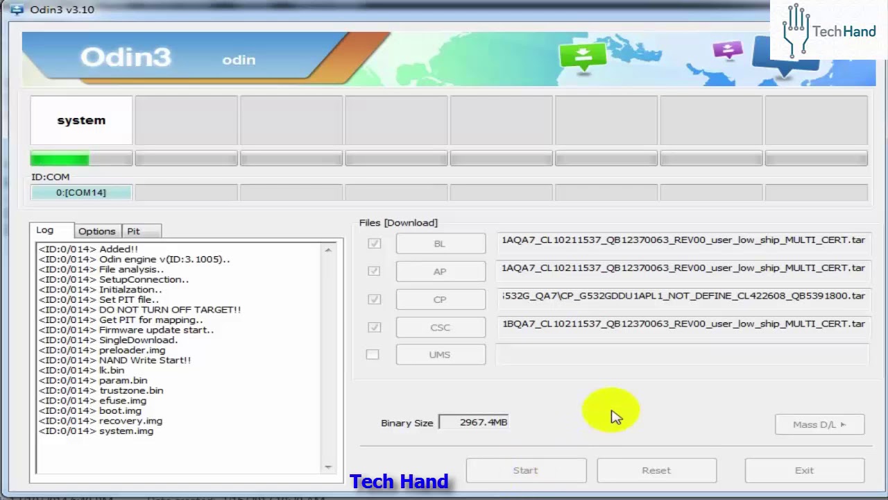 Update Software Operating System Flash Using Odin Tool for Samsung Galaxy J2 Prime (SM-G532F)