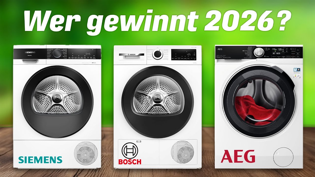 WÄRMEPUMPEN-TROCKNER im Vergleich 2026! ► Kaufe KEINEN bevor du das siehst!
