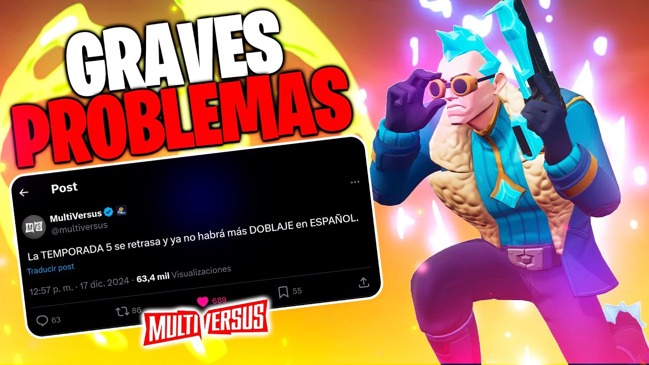 MALAS NOTICIAS! PROBLEMAS con MULTIVERSUS y TEMPORADA 5 RETRASADA!