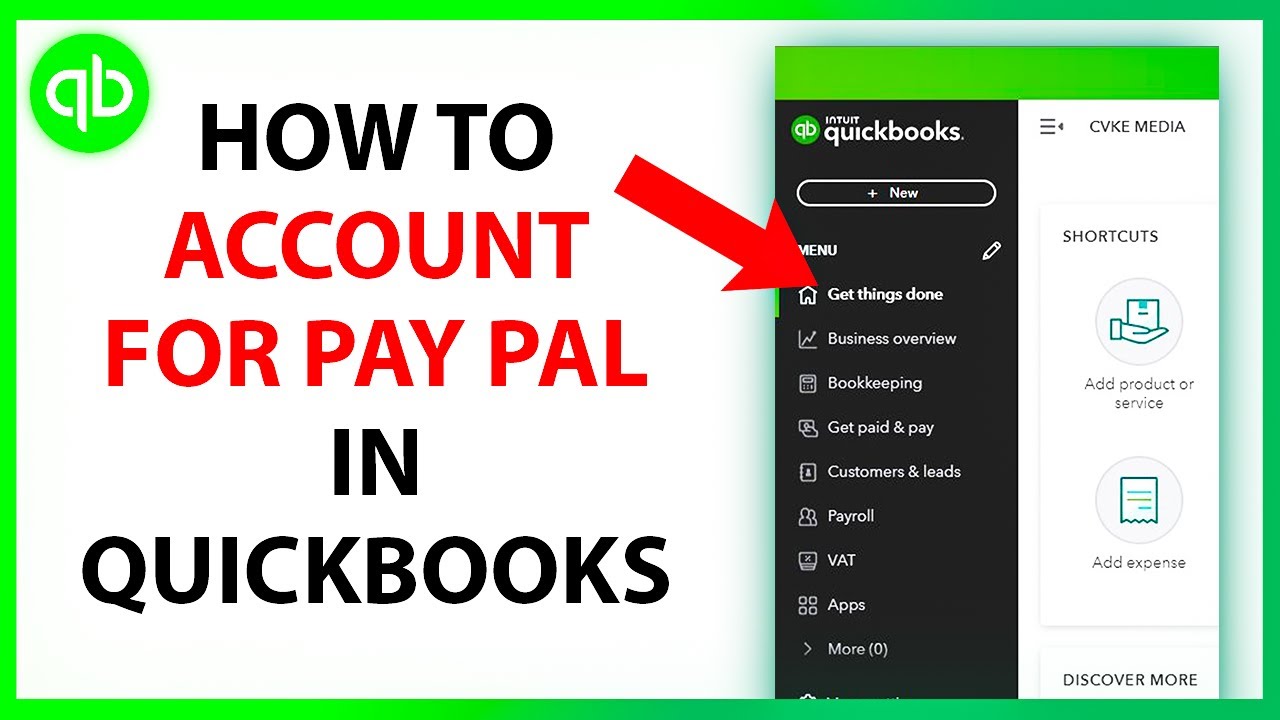 How to Account for PayPal in Quickbooks Online