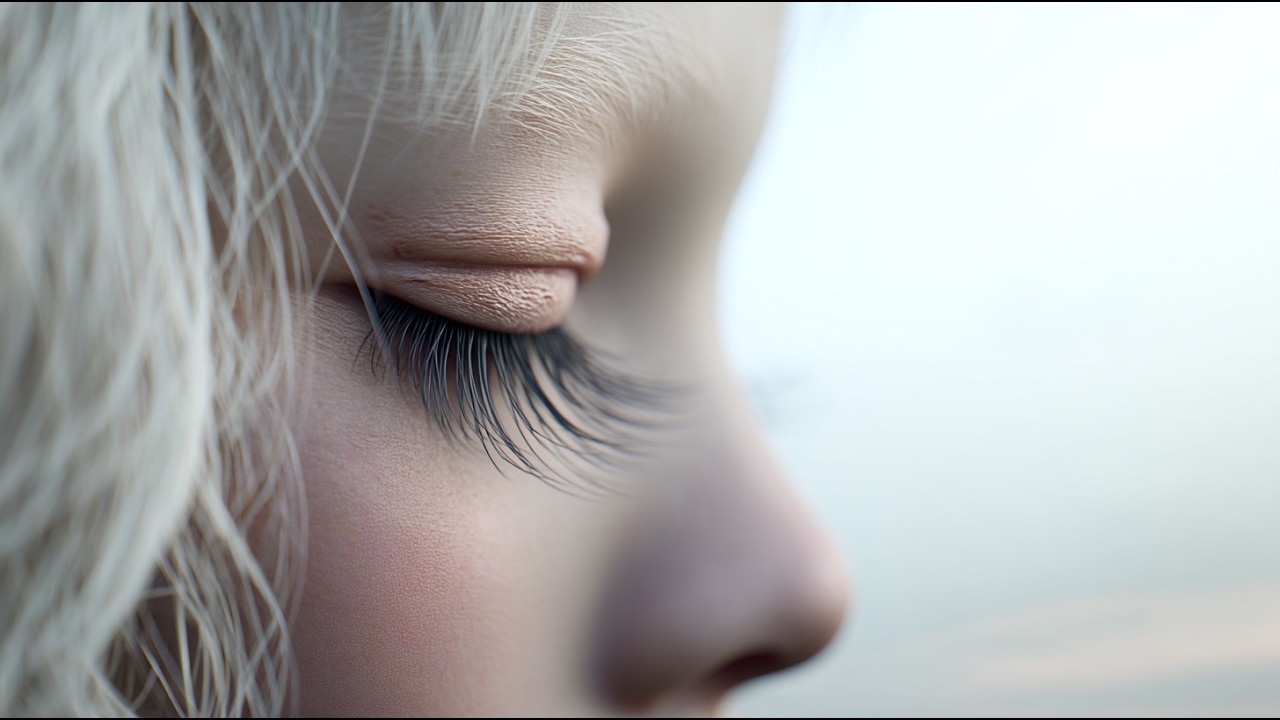 Echoes of the Soul: The Girl in the White Void | Surreal AI Music Video (4K)