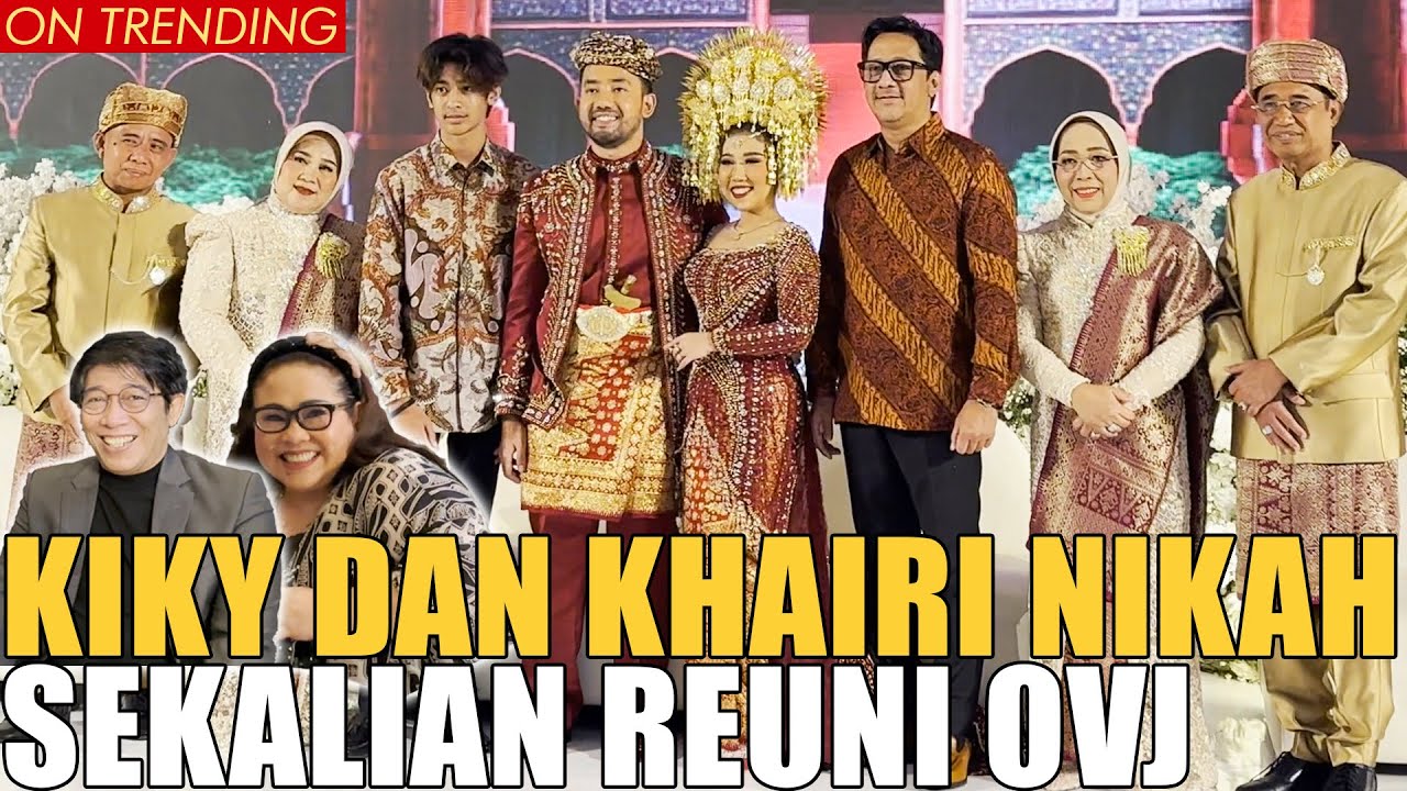 PERNIKAHAN KIKY SAPUTRI DAN KHAIRI.. KOMANDAN TERHARU JADI SAKSI