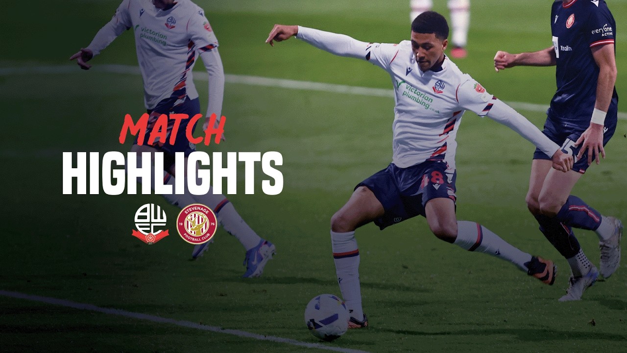 HIGHLIGHTS | Wanderers vs Stevenage