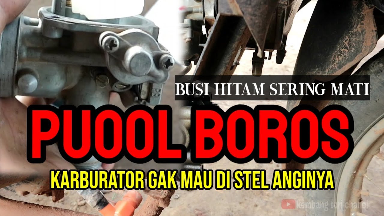 penjelasan mngenai motor boros dan busi sering mati (sukses jadi ahli karburator)