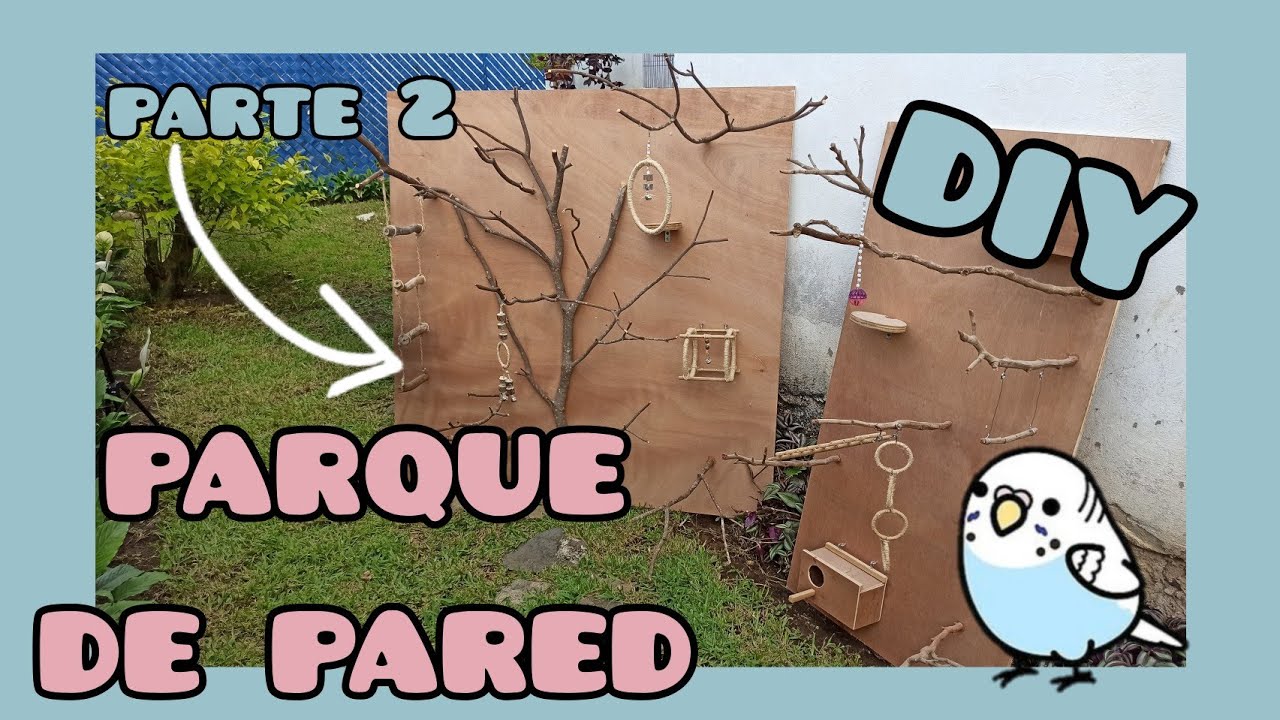 ¡Parque de juegos para aves 2! | DIY | Periquitos Australianos