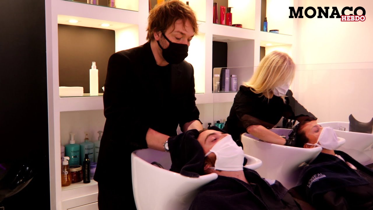 Déconfinement des commerces à Monaco : Reportage au salon de coiffure Eric Zemmour